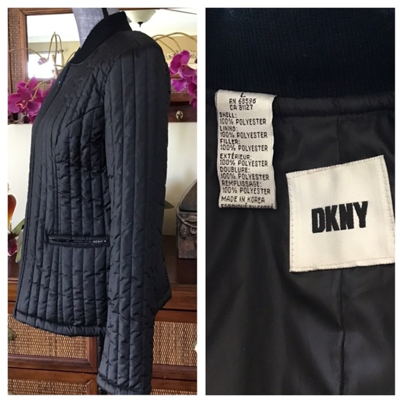 🆕DKNY Black Puffer Jacket.  NWOT. - Picture 4 of 7